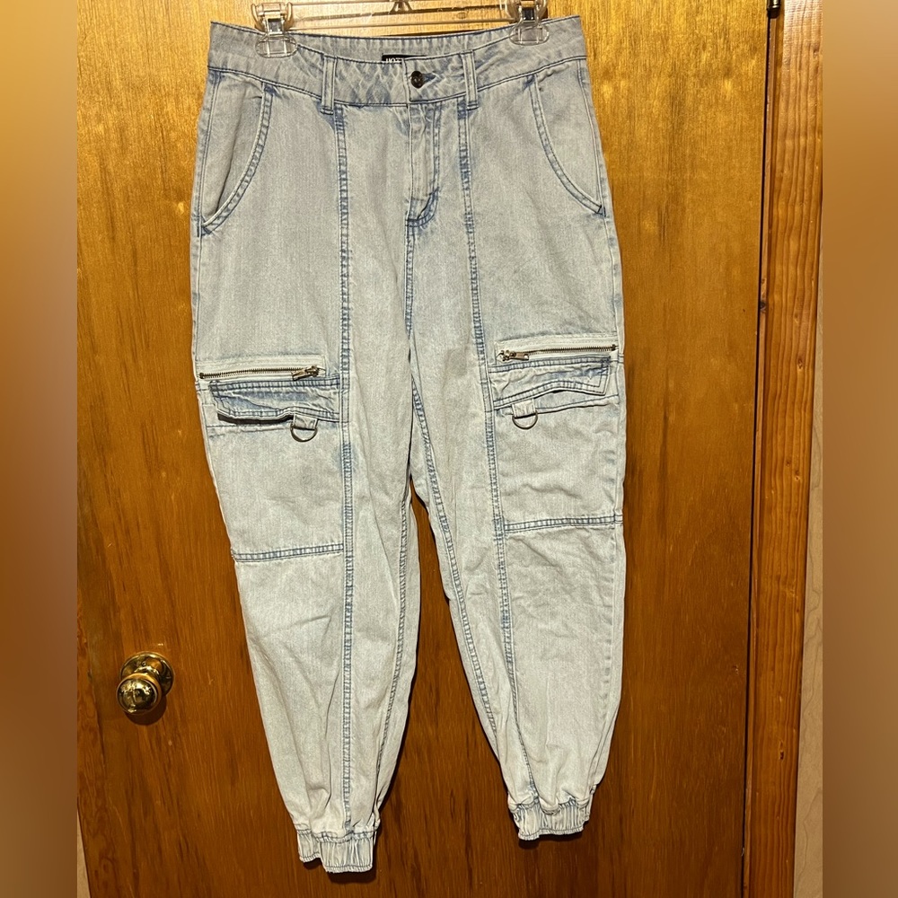 Hot Topic Denim Joggers Jeans Size 7